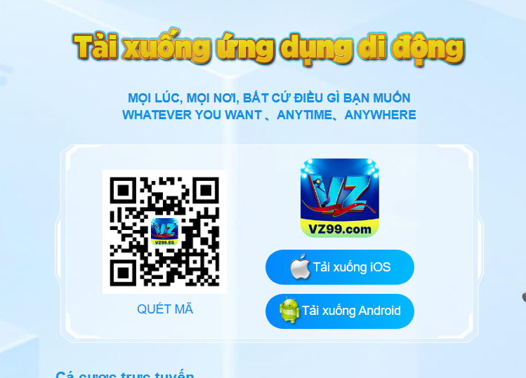 TẢI APP 7 Tải app vz99 về điện thoại chỉ sau 1 phút